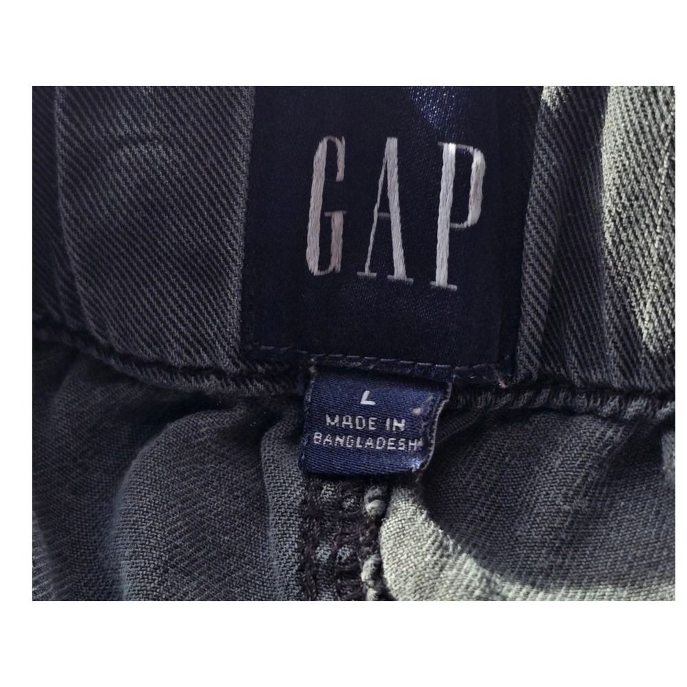 Gap Shorts Womens Size L Blue Drawstring Cotton Pockets 3" Inseam - Picture 5 of 5
